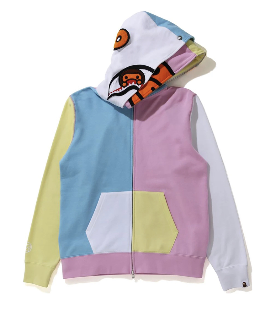 A Bathing Ape x Baby Milo Double Shark Full Zip