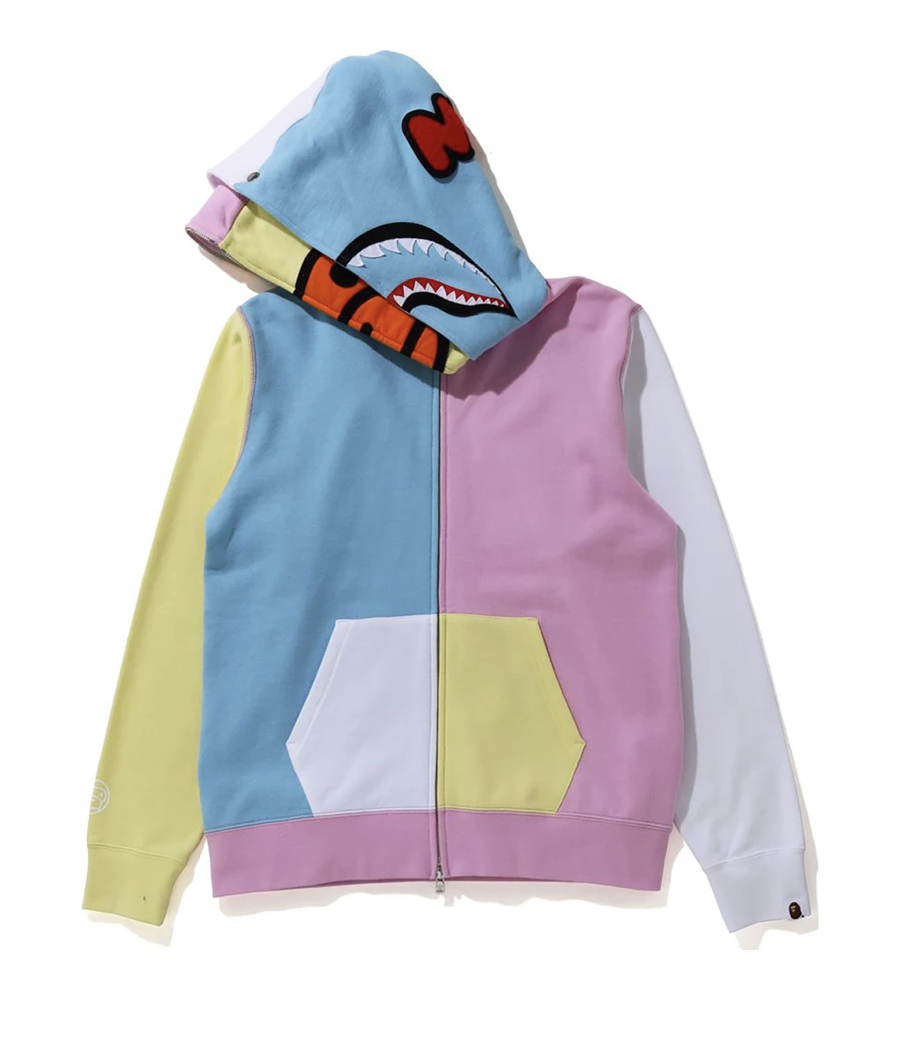A Bathing Ape x Baby Milo Double Shark Full Zip