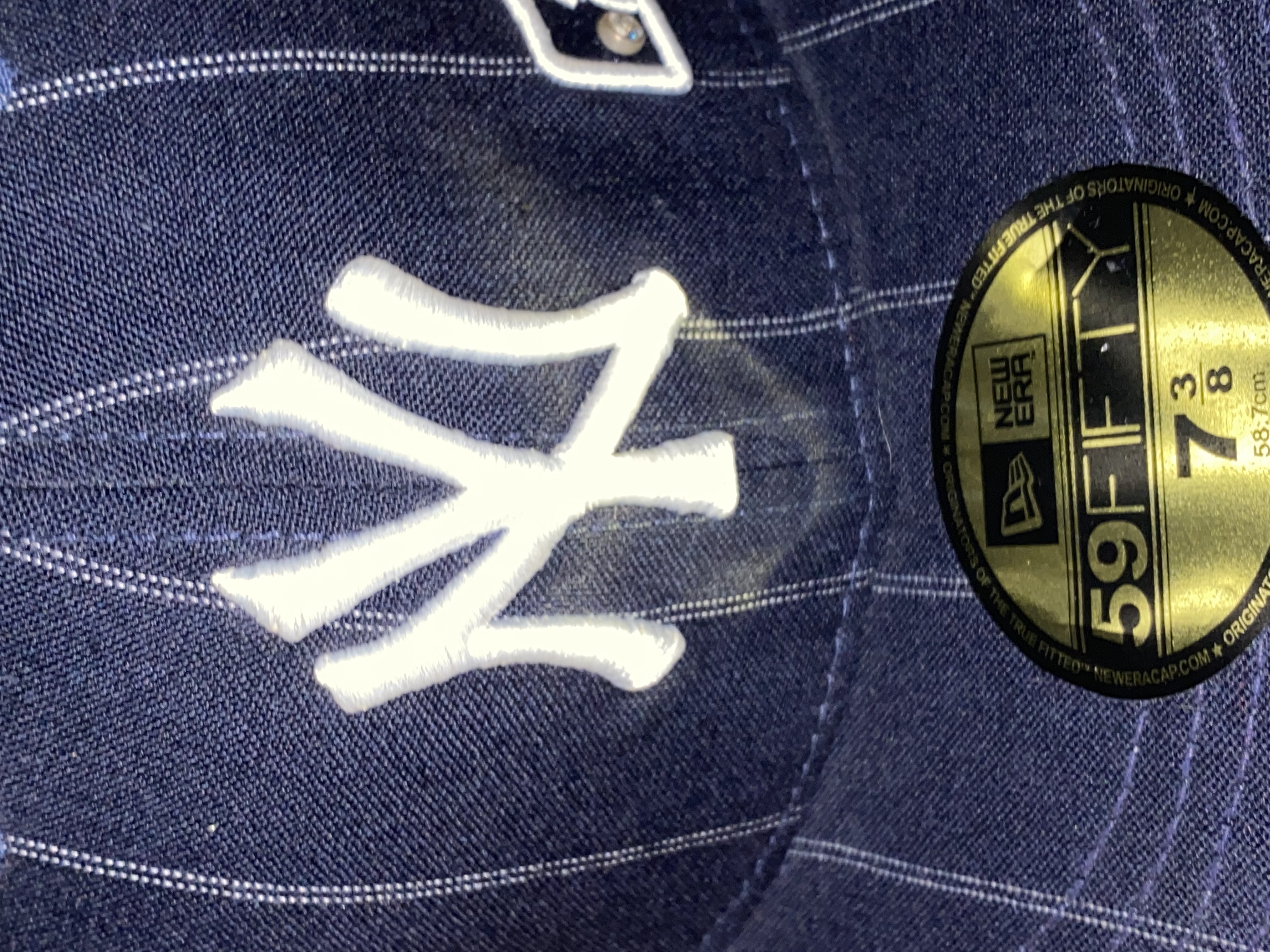 New Era Capture The Flag New York Yankees Fabolous Hat w/ Diamond and Auto