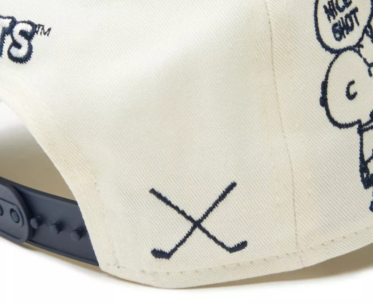 New Era x Peanuts x Snoopy Adjustable Snapback Golf Hat w/ Magnetic Ball Marker