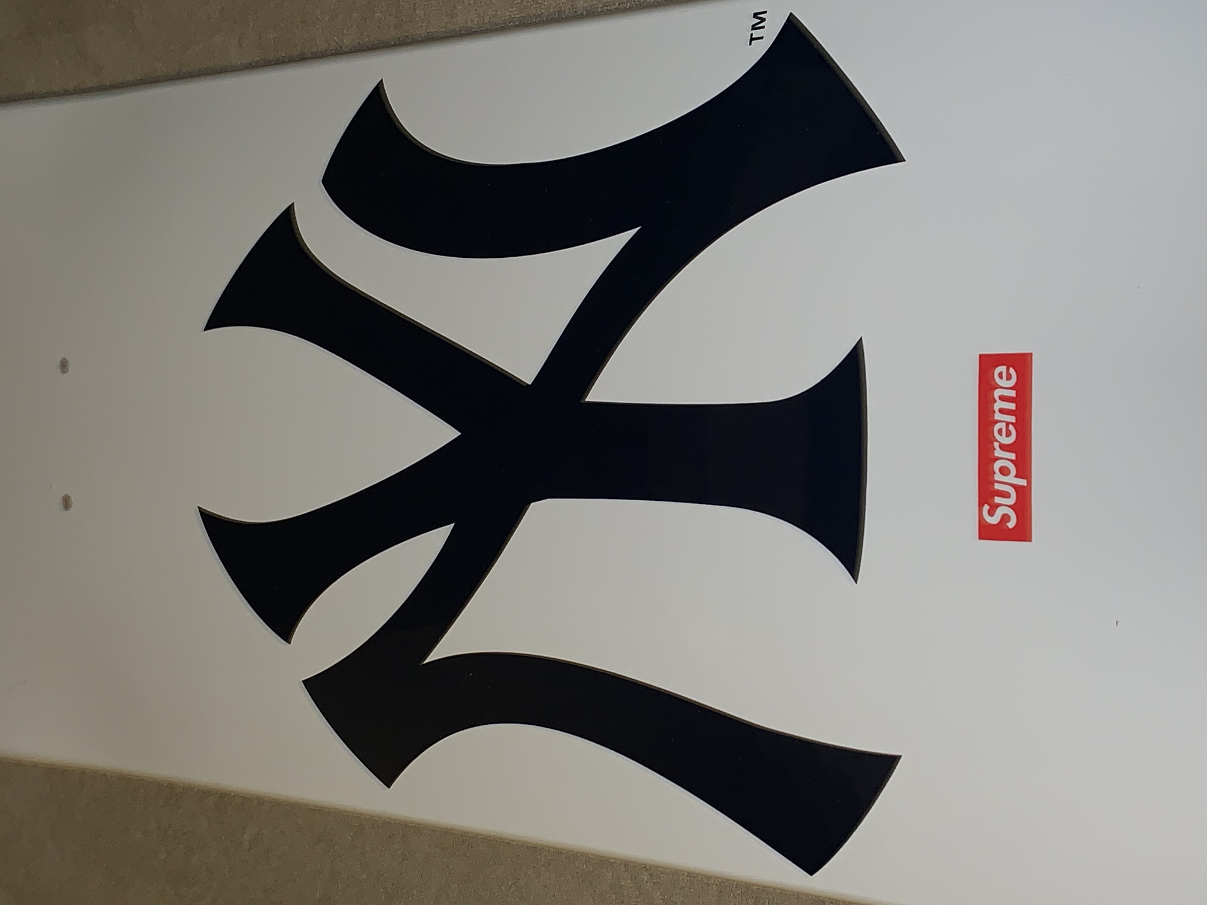 Supreme x New York Yankees Skate Deck Pair