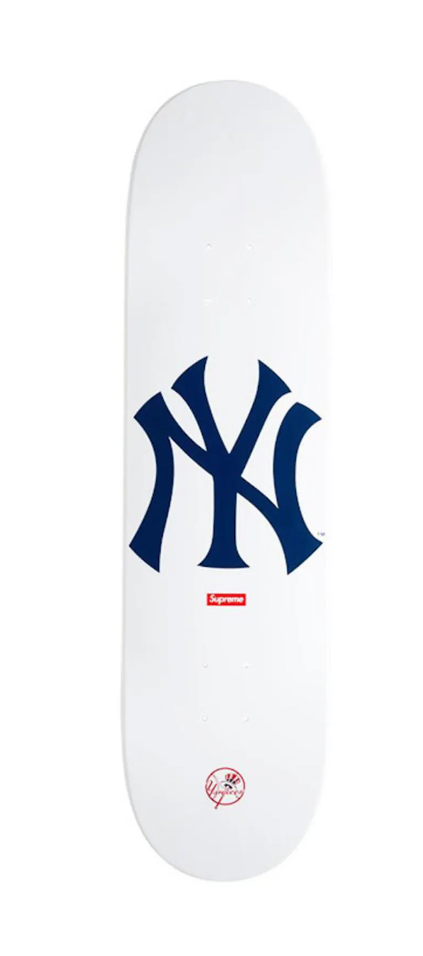 Supreme x New York Yankees Skate Deck Pair