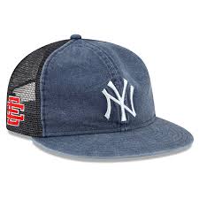 New Era x Eric Emmanuel Denim Snapback Trucker Hat