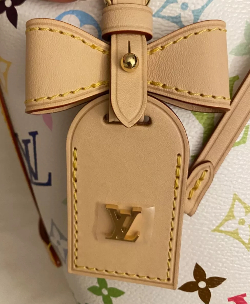 Louis Vuitton x Takashi Marakami Carryall PM White Multicolored