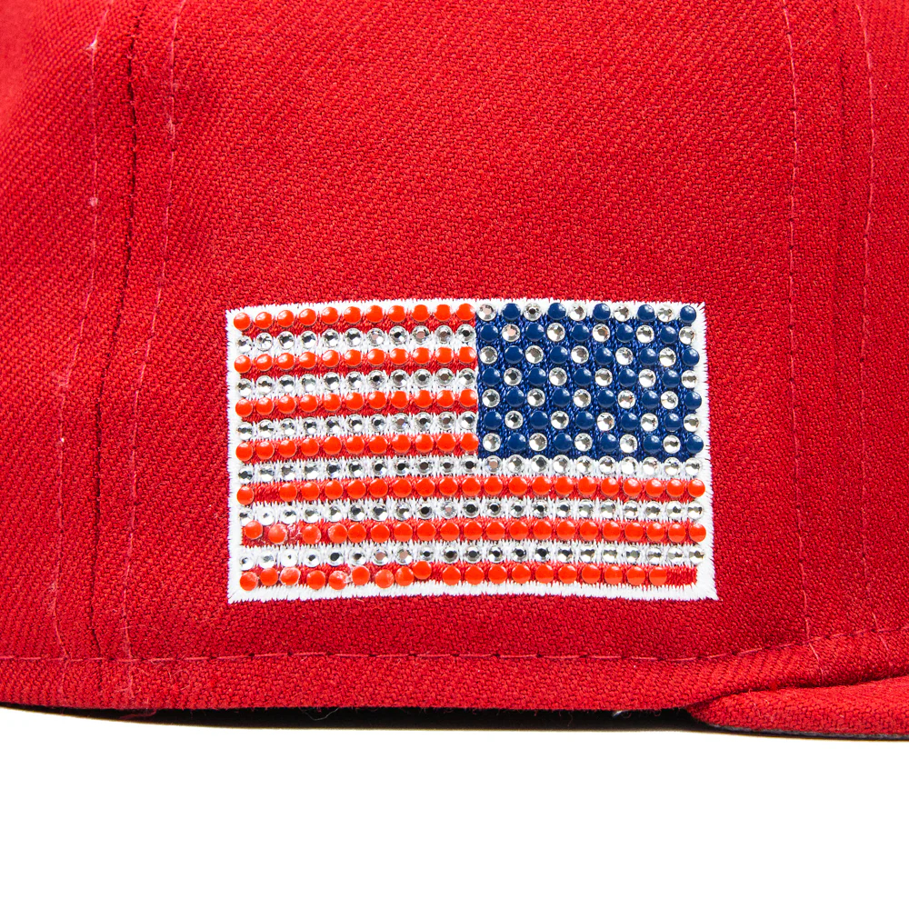 New Era x Swarovski Cincinnati Reds American Flag 59Fifty