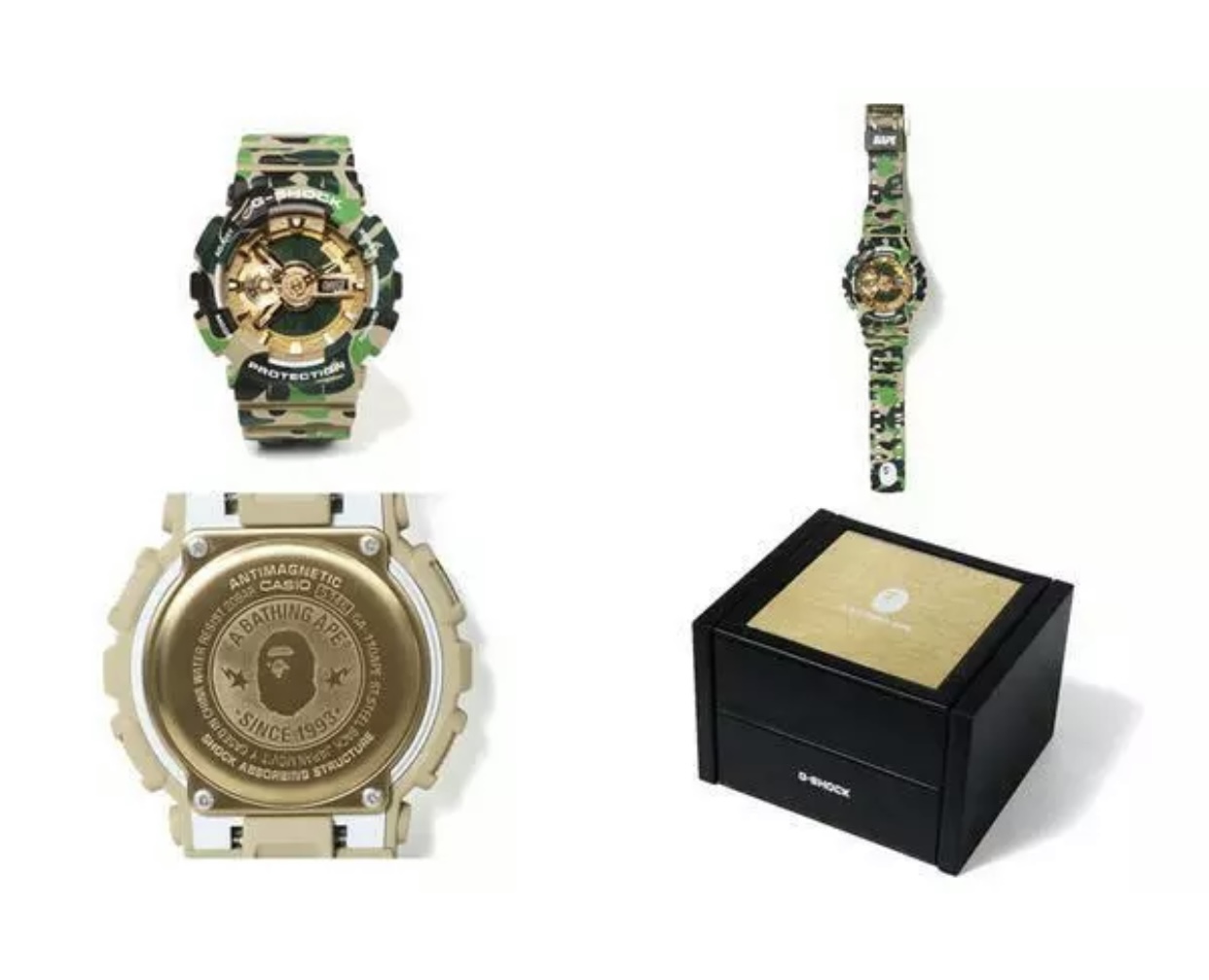 A Bathing Ape x G-Shock ABC Camo Watch