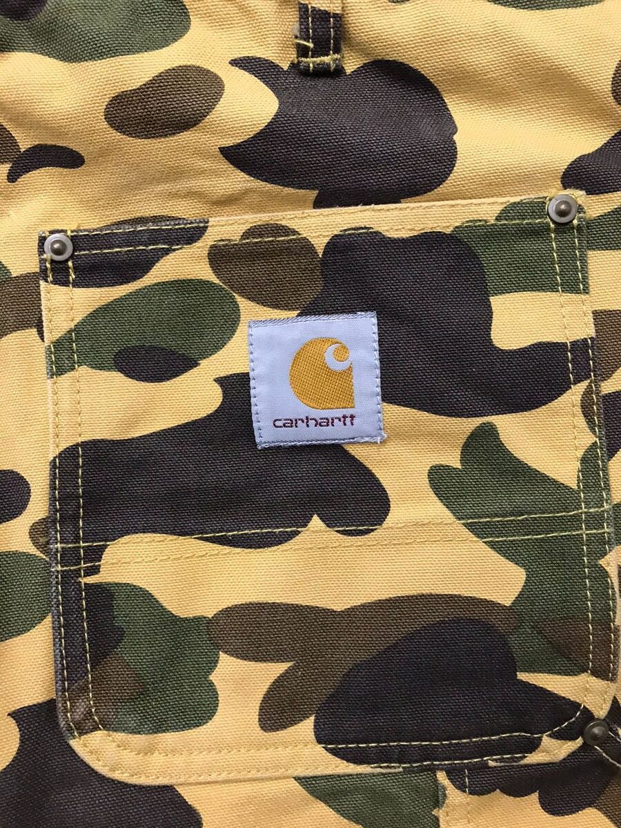 A Bathing Ape x Carhartt Yellow 1st Camo Vest