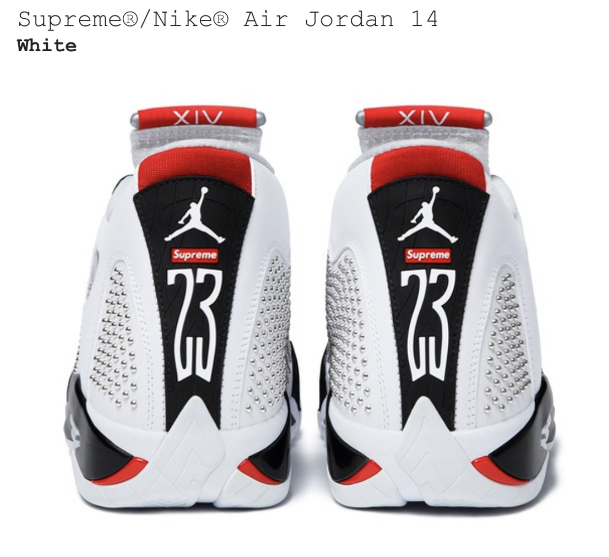 Nike Air Jordan Retro XIV x Supreme