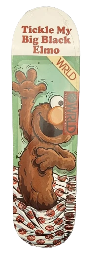 Rare World Industries Vintage Black Elmo 8.25"