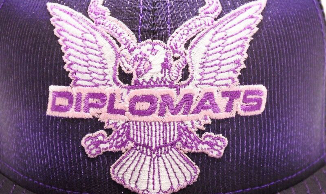 New Era Capture The Flag x The Diplomats x Cam'Ron Metallic Purple Autographed 59Fifty