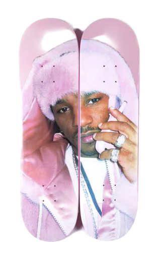 Cam'Ron "New Phone, Who Dis?" Pink Mink Double Skate Deck