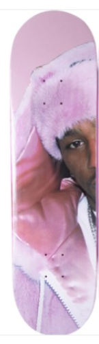 Cam'Ron "New Phone, Who Dis?" Pink Mink Double Skate Deck