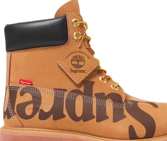 Supreme x Timberland 6" Wheat Boot
