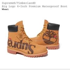 Supreme x Timberland 6" Wheat Boot