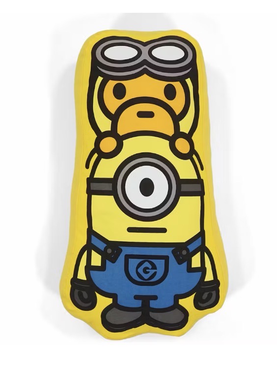 A Bathing Ape X Baby Milo X The Minions Plush Pillow
