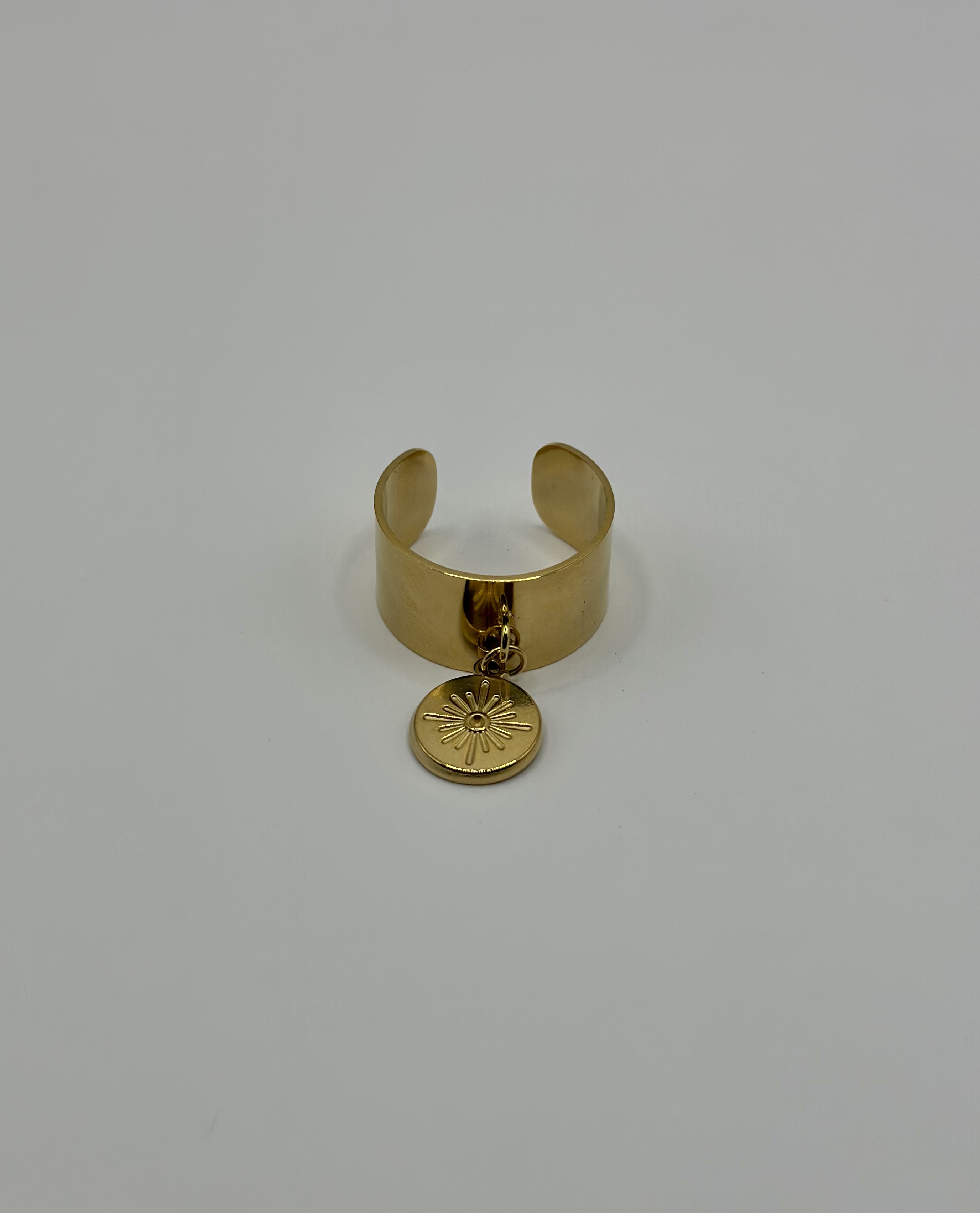 Bague breloque soleil
