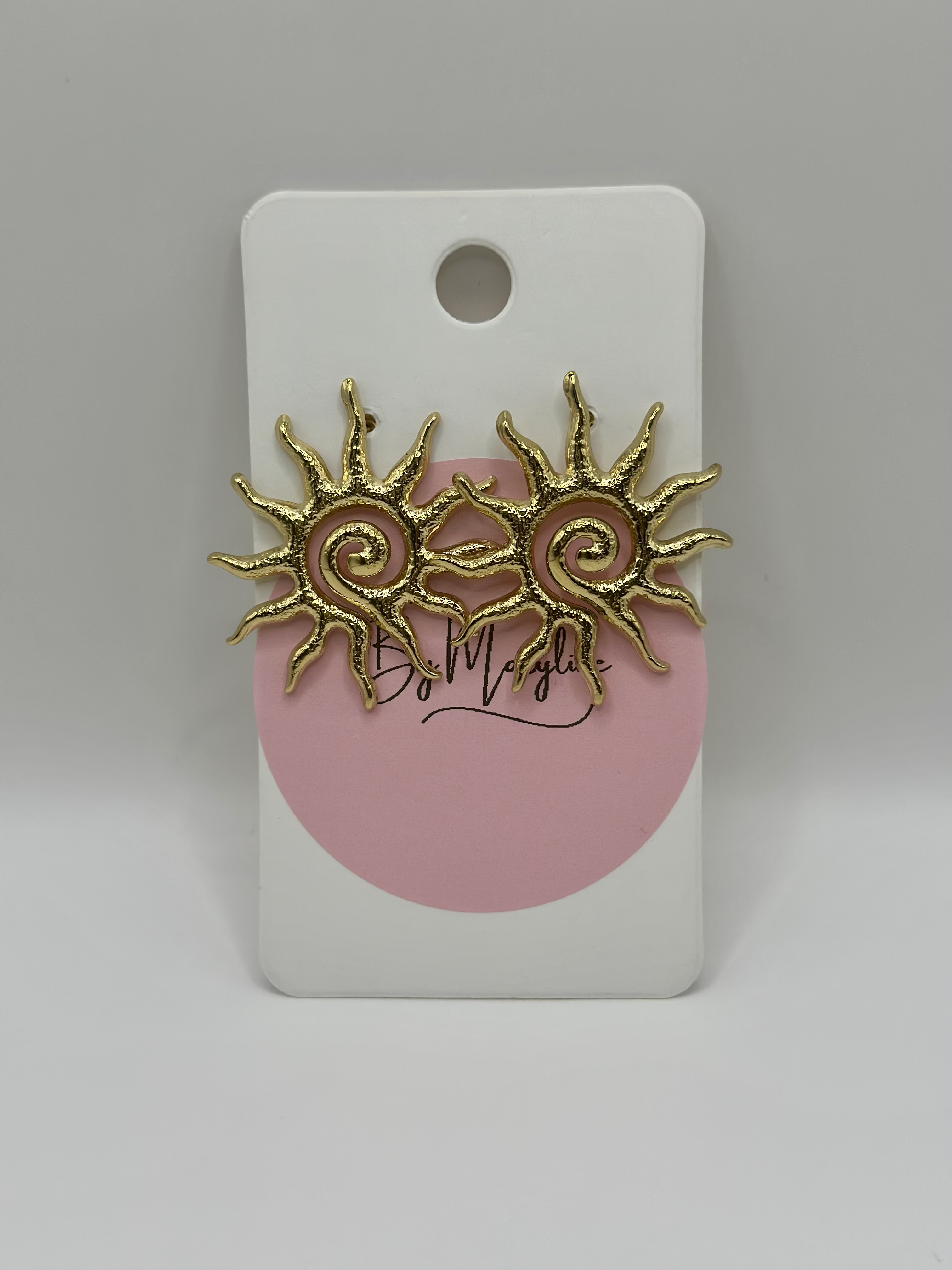 Boucles d'oreille soleil