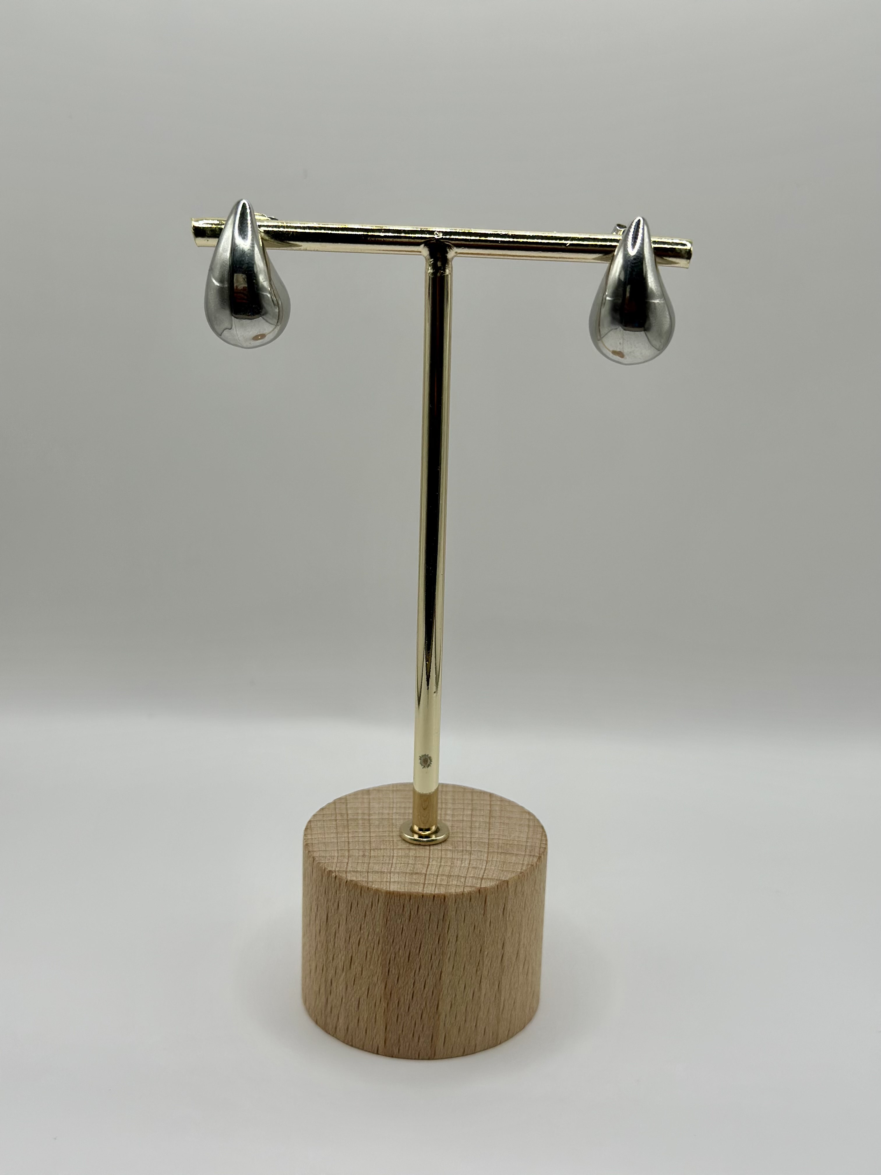 Boucle d’oreilles goutte argent