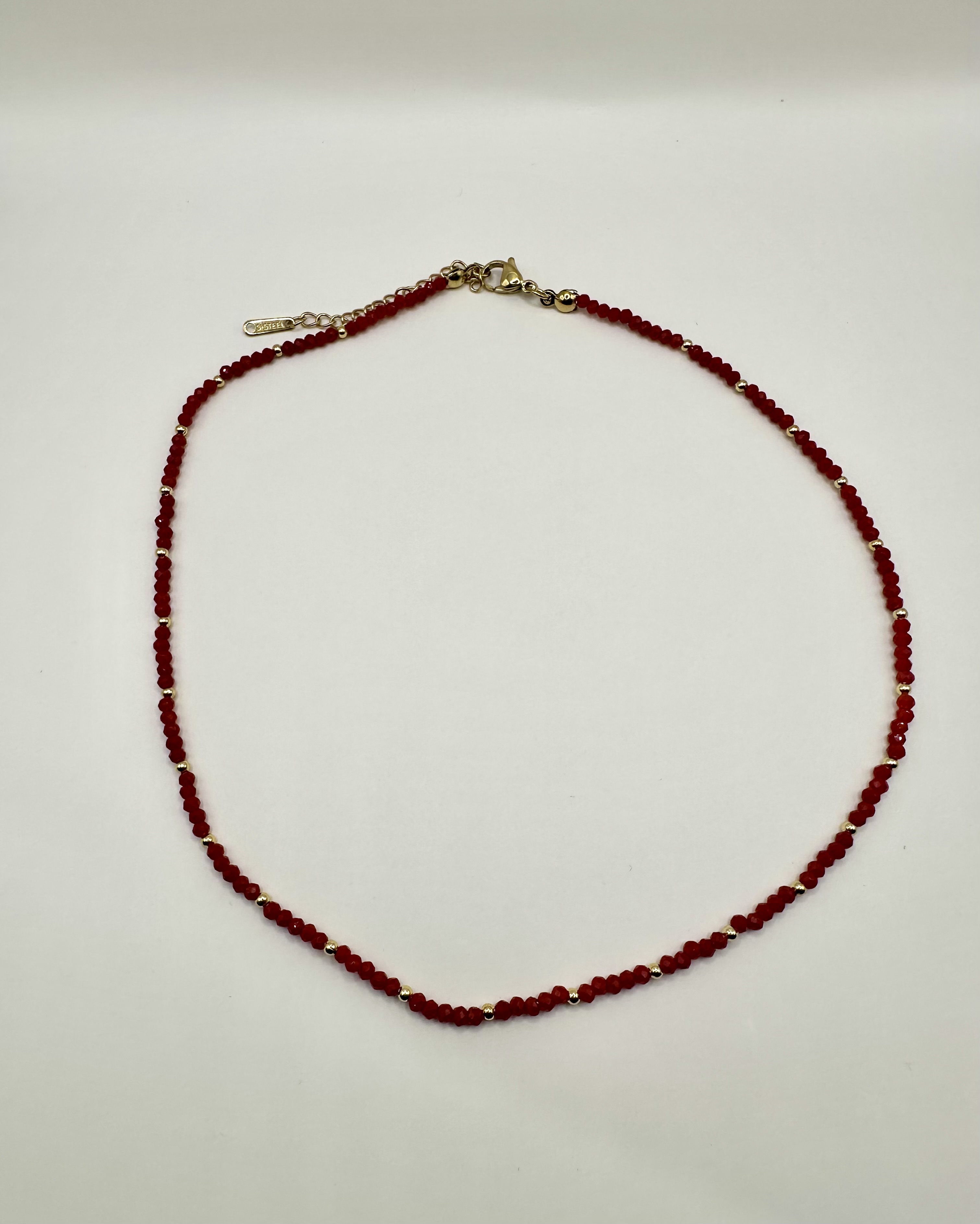 Collier acrylique et acier