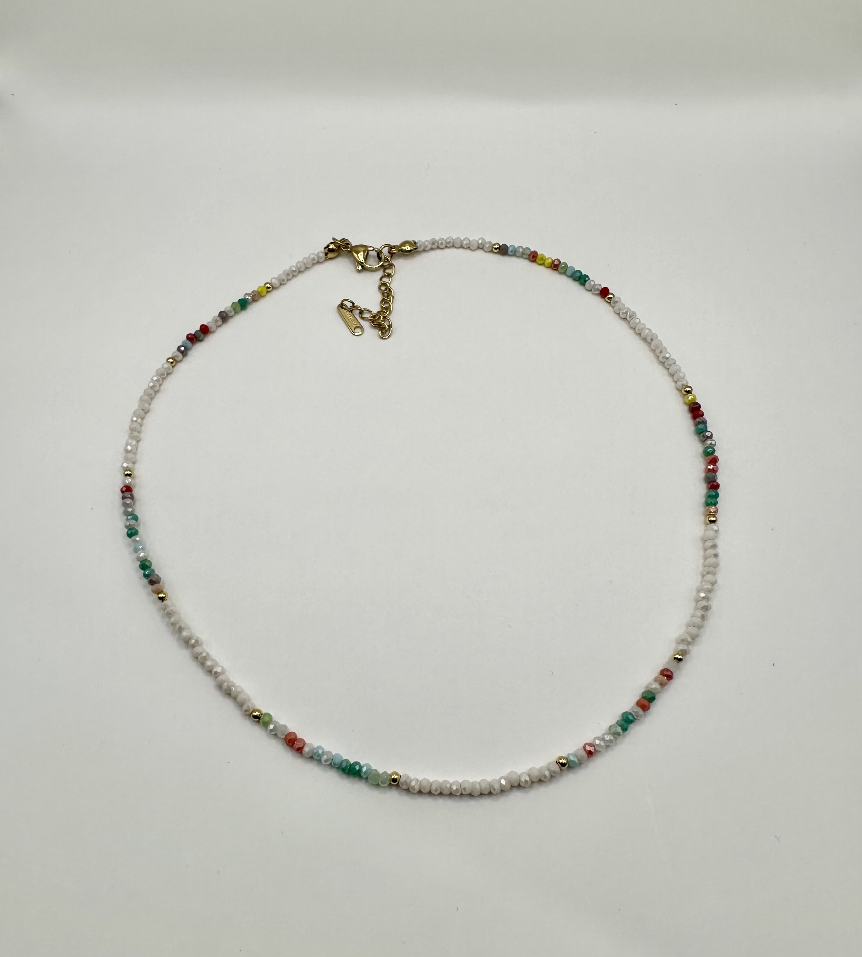 Collier acrylique et acier