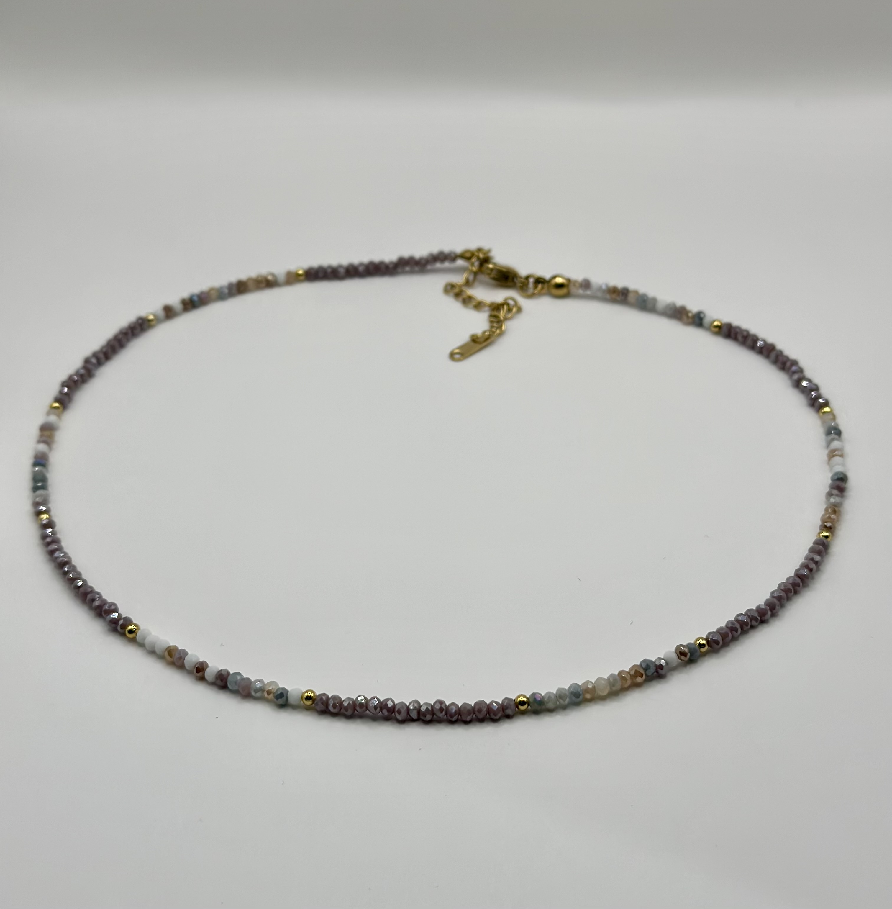 Collier acrylique et acier