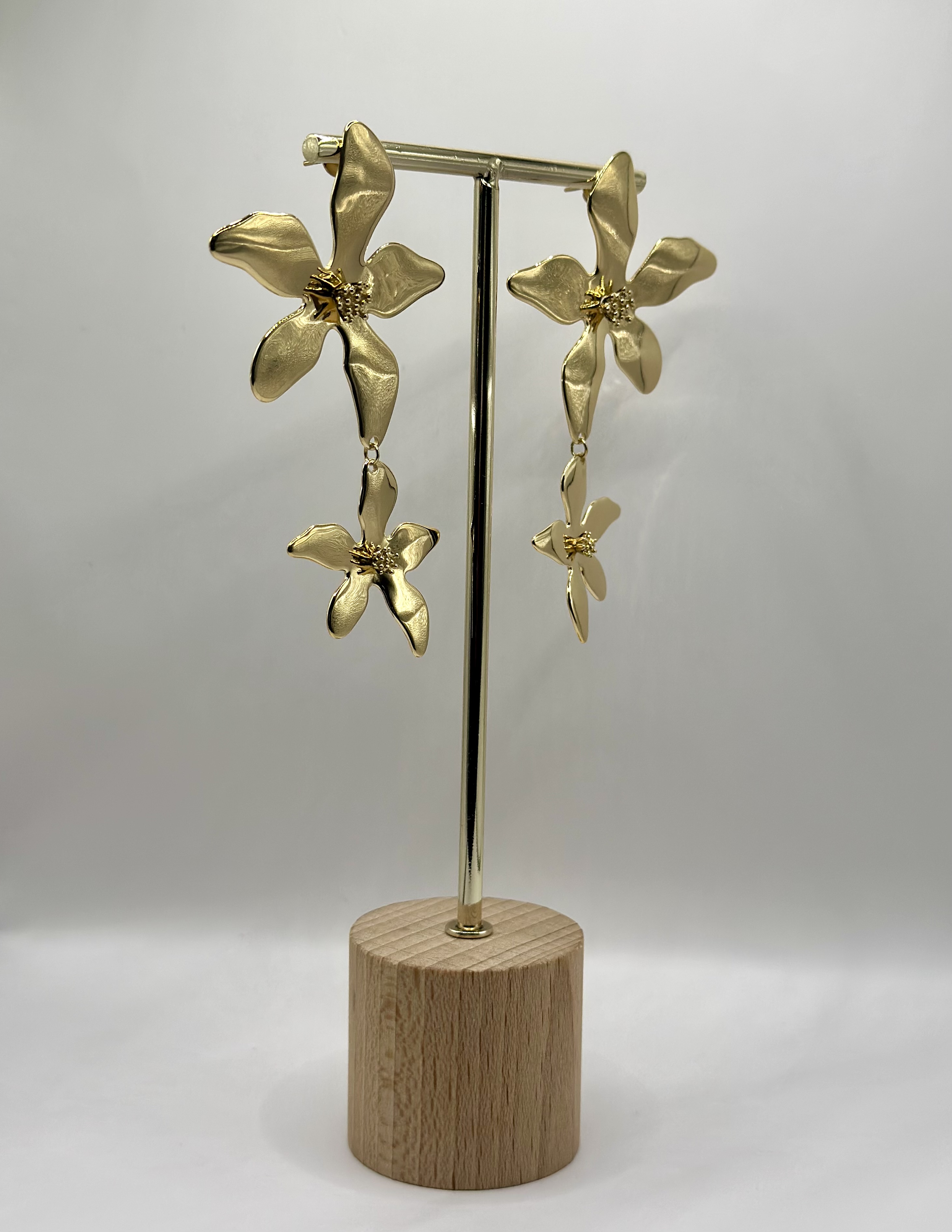 Boucles d’oreilles mille feuilles