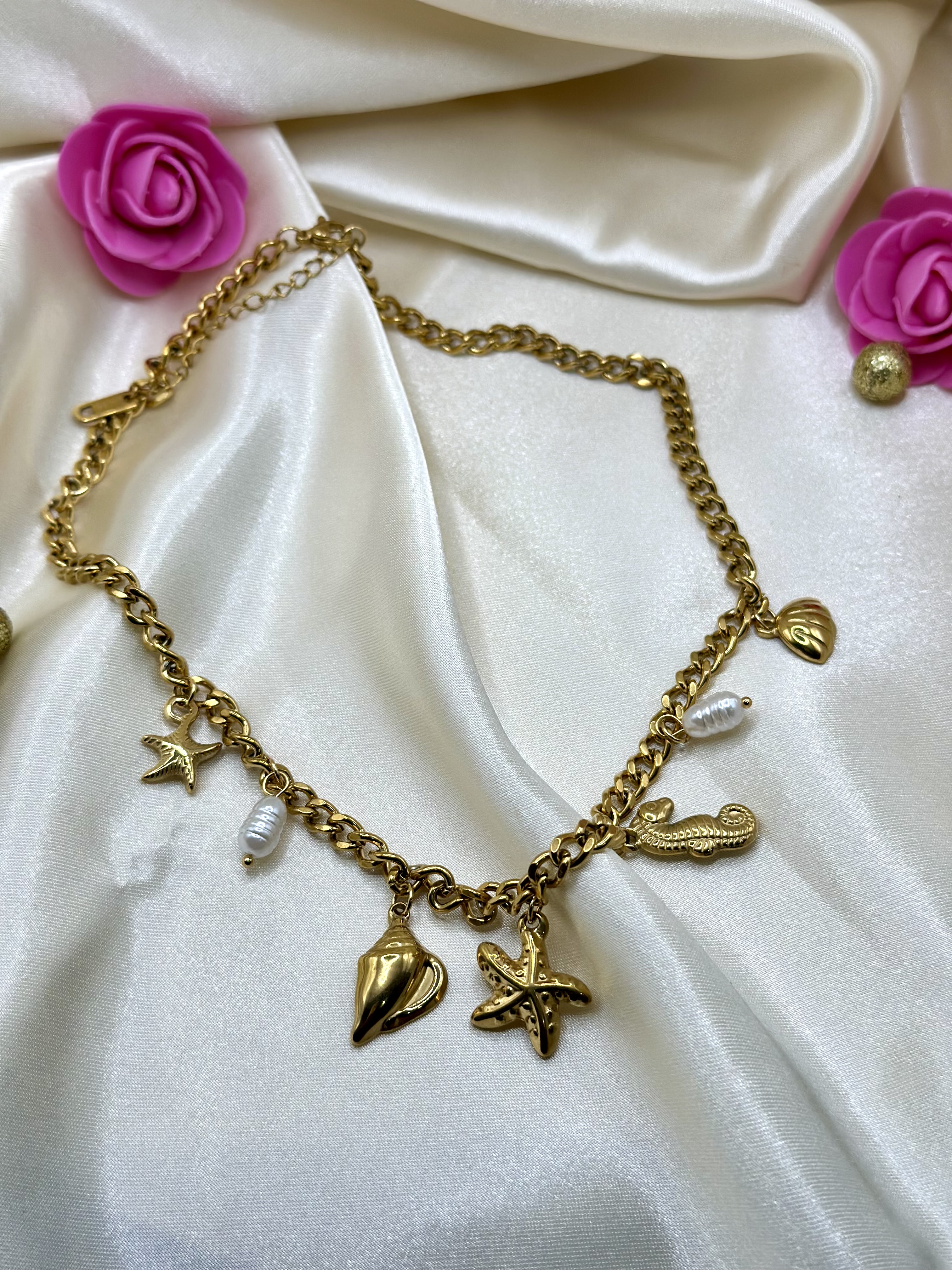 Collier white océan