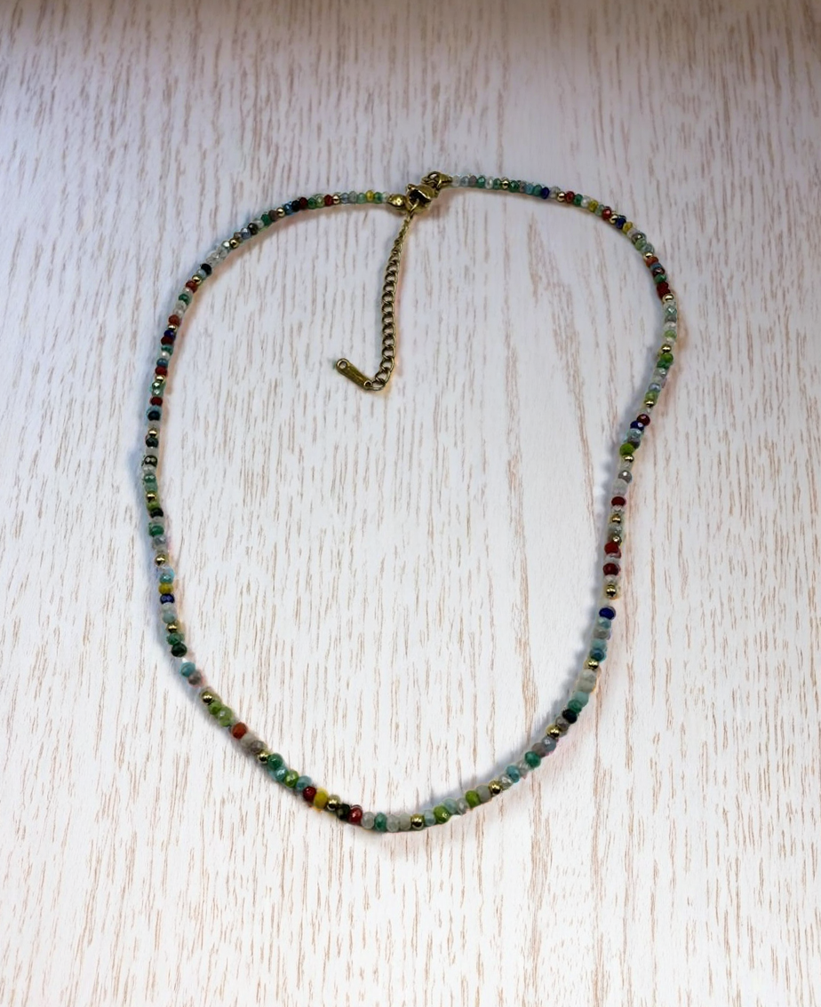 Collier acrylique et acier