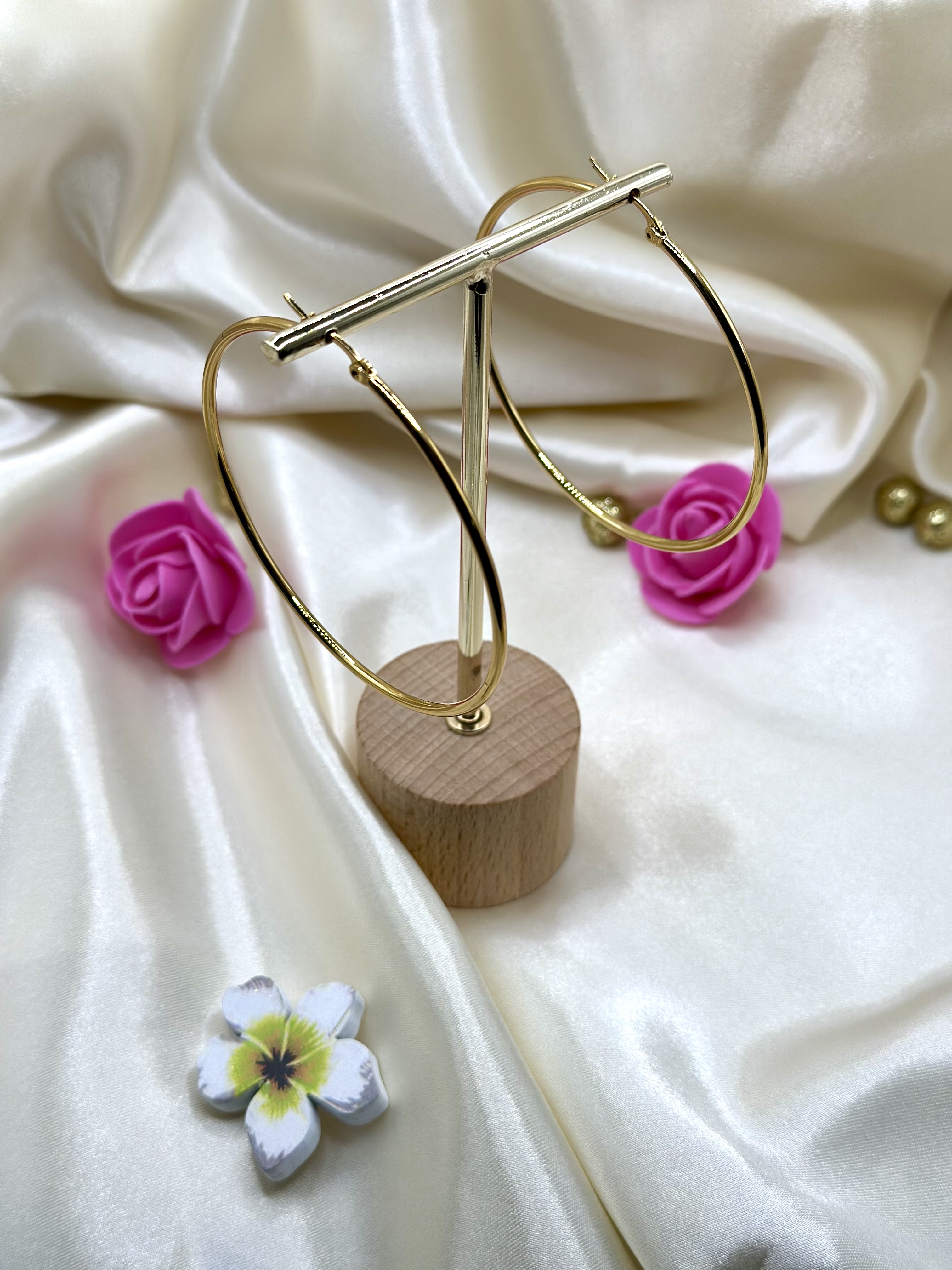 Boucle d’oreille créole fine