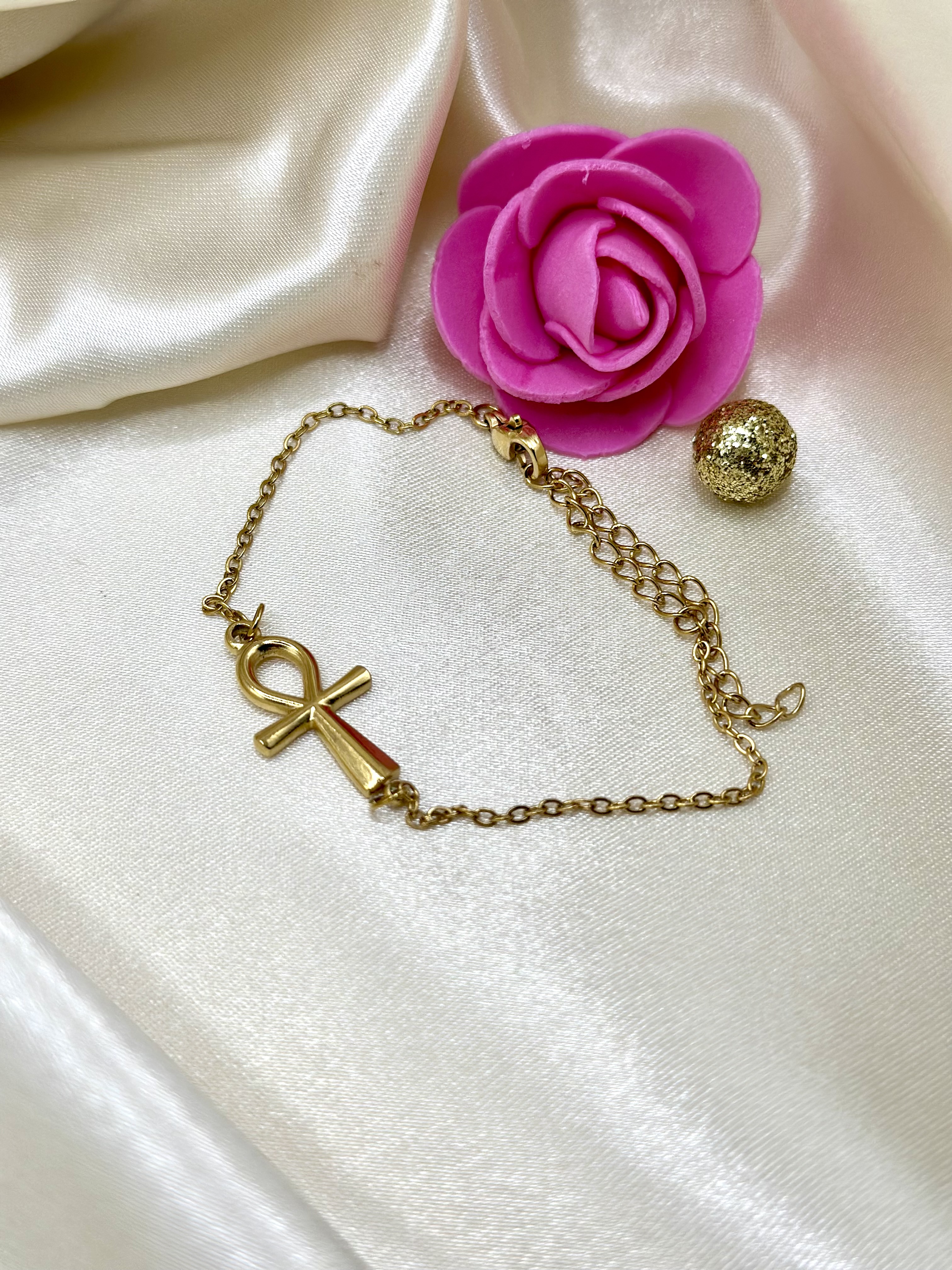 Bracelet croix ankh