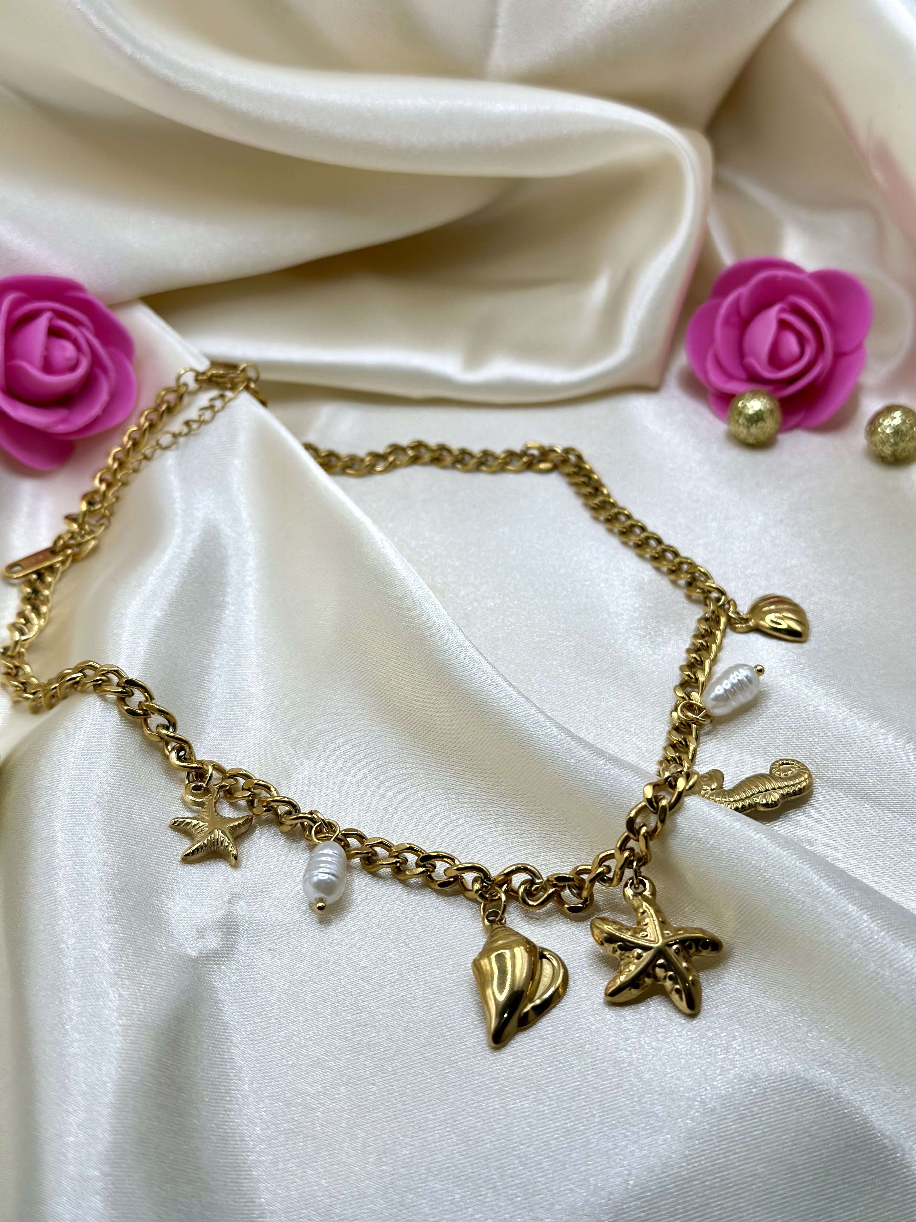 Collier white océan