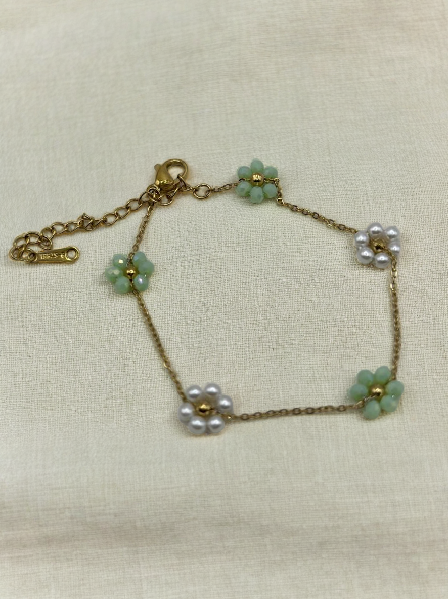Bracelet iris vert
