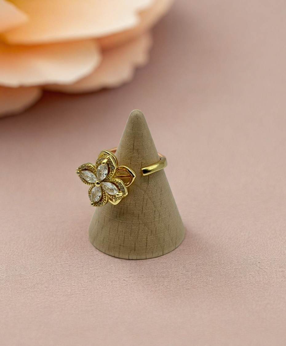 Bague trèfle anti stress