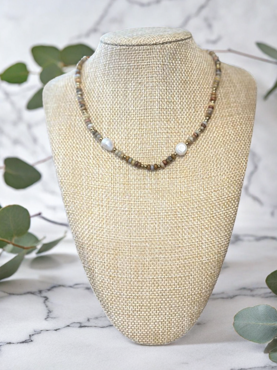 Collier perles naturelles Yzis