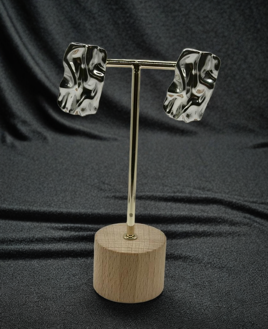 Boucle d’oreilles Martella doré et argent 