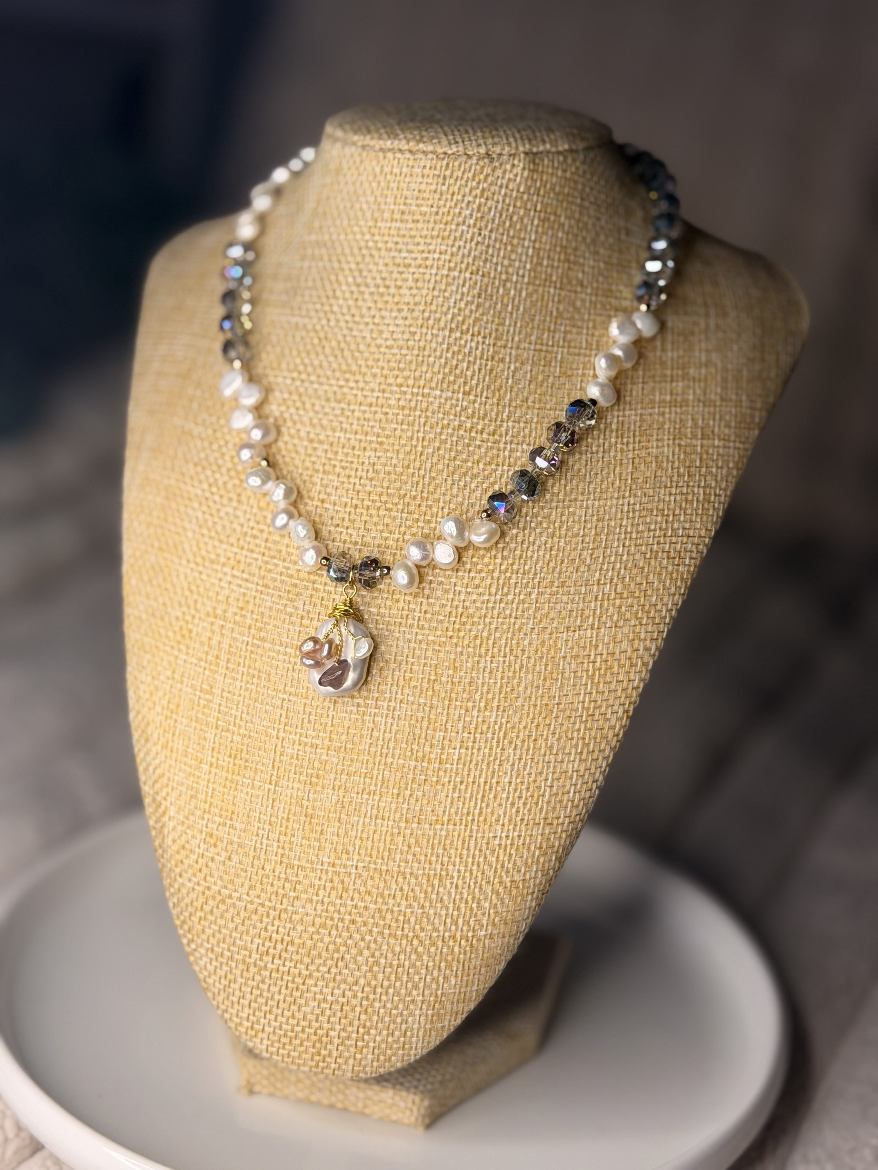 Collier perles naturelles Suzanne