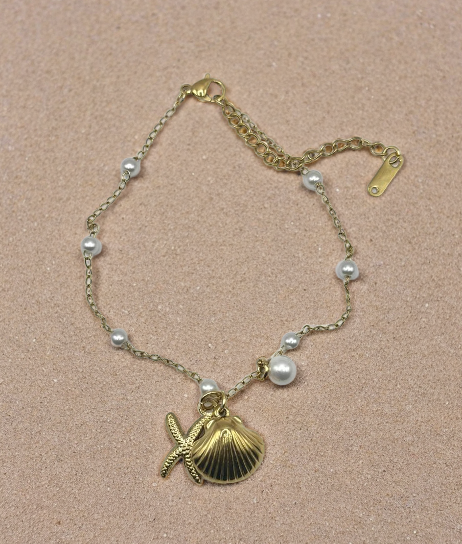 Chaîne de cheville sous l’océan