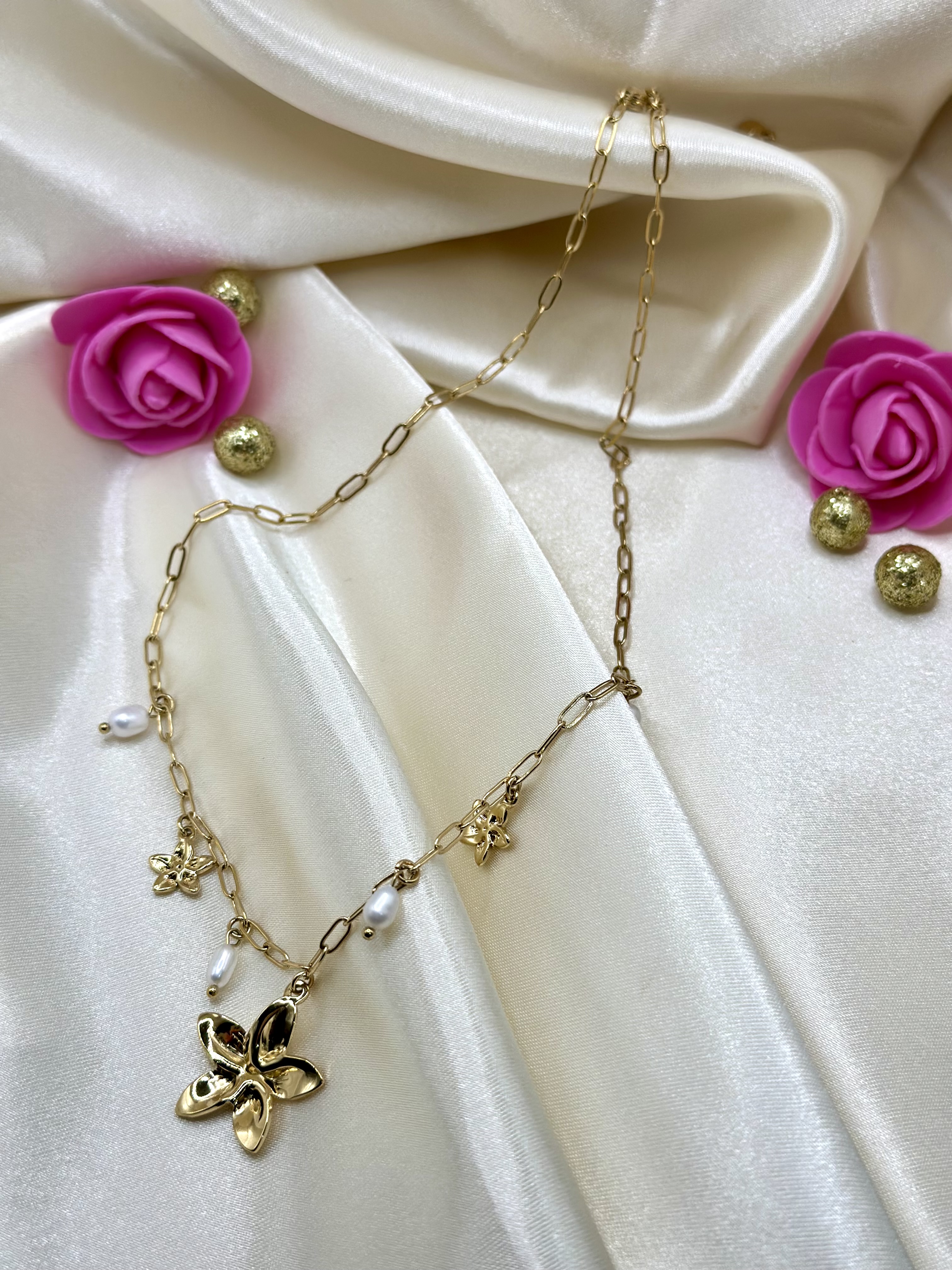 Collier Nalla fleurs