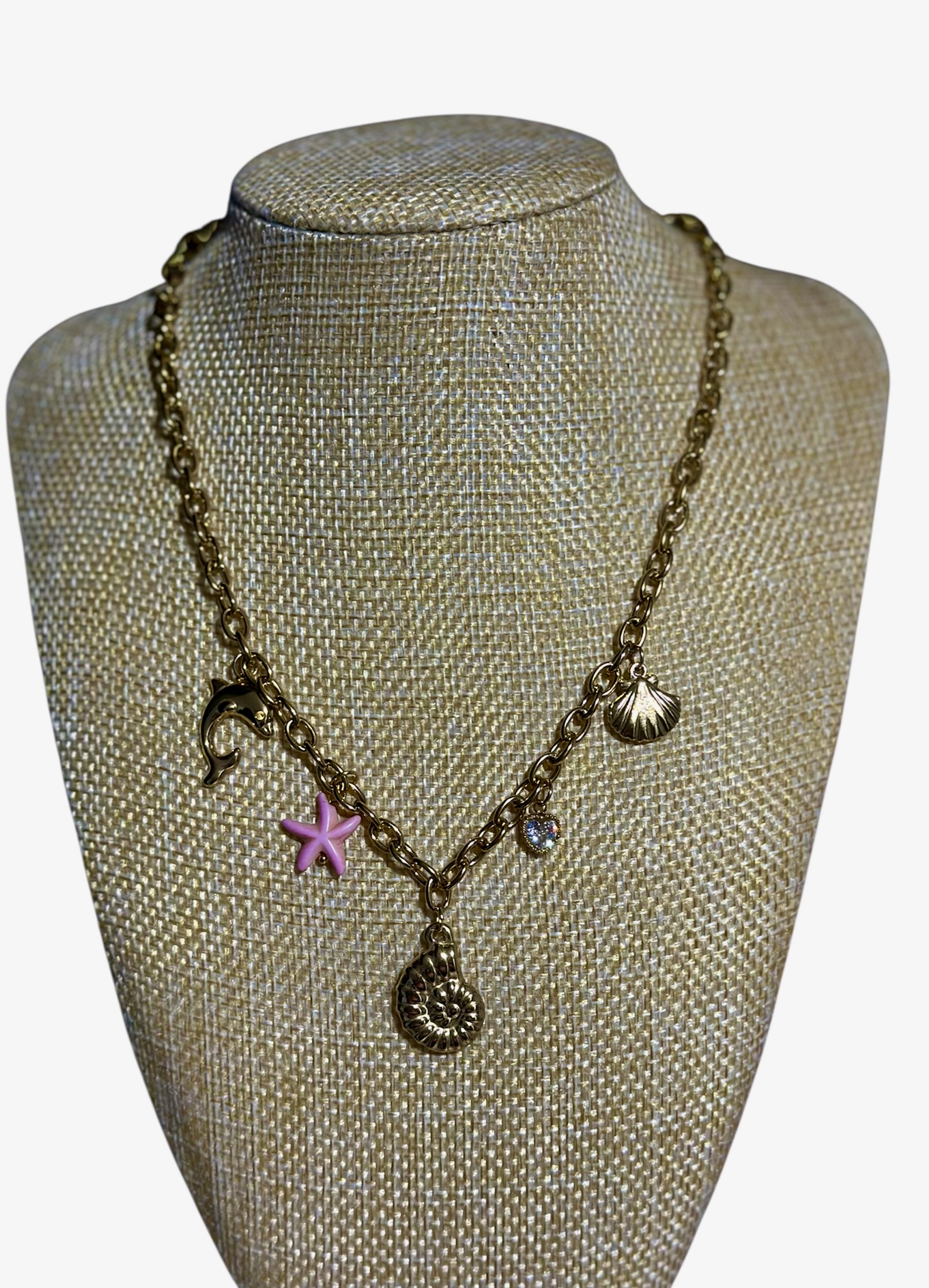 Collier à pendentifs marin