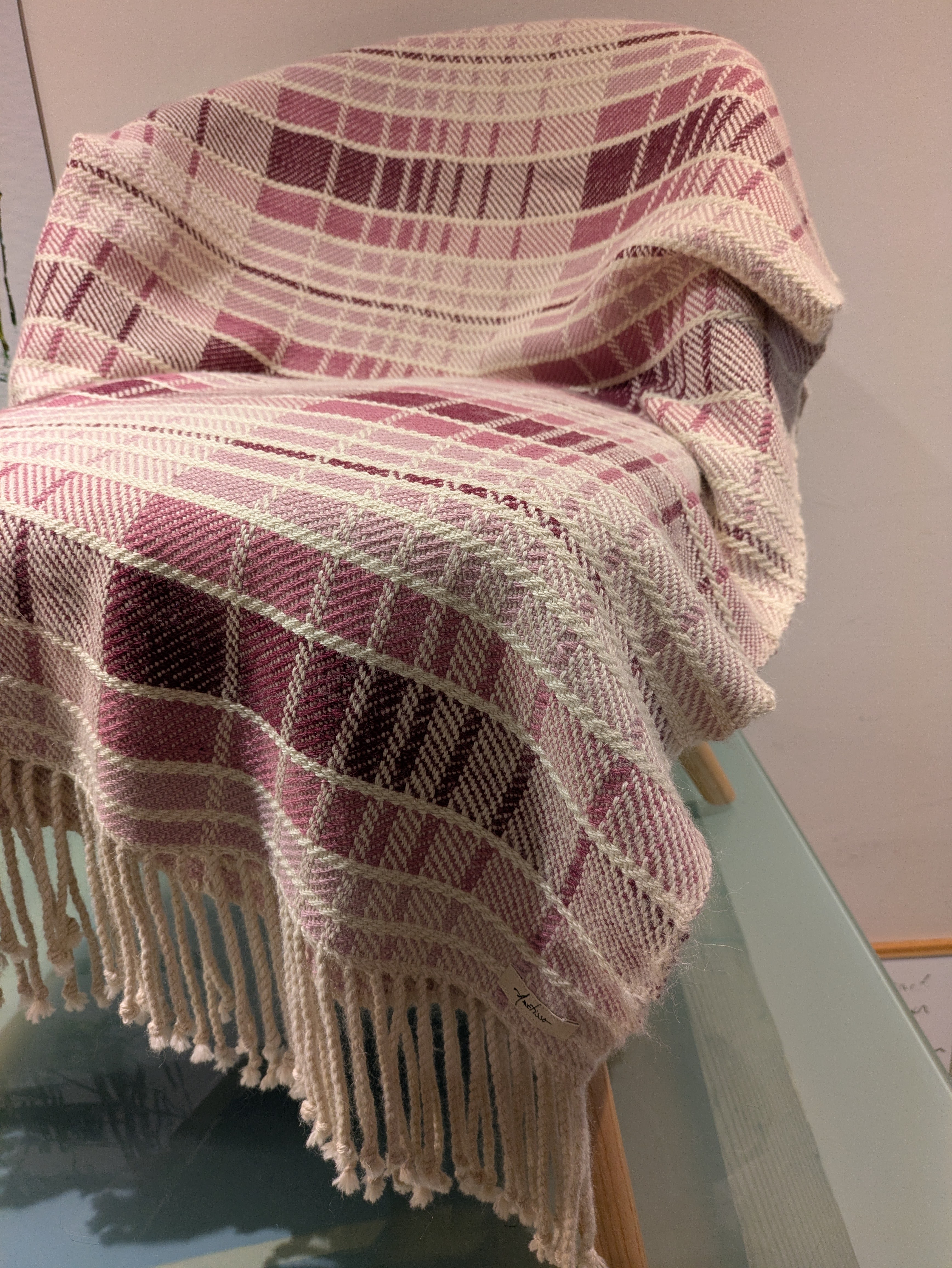 LIGNES D'HORIZON  - Plaid– Alpaga (134x156cm) 