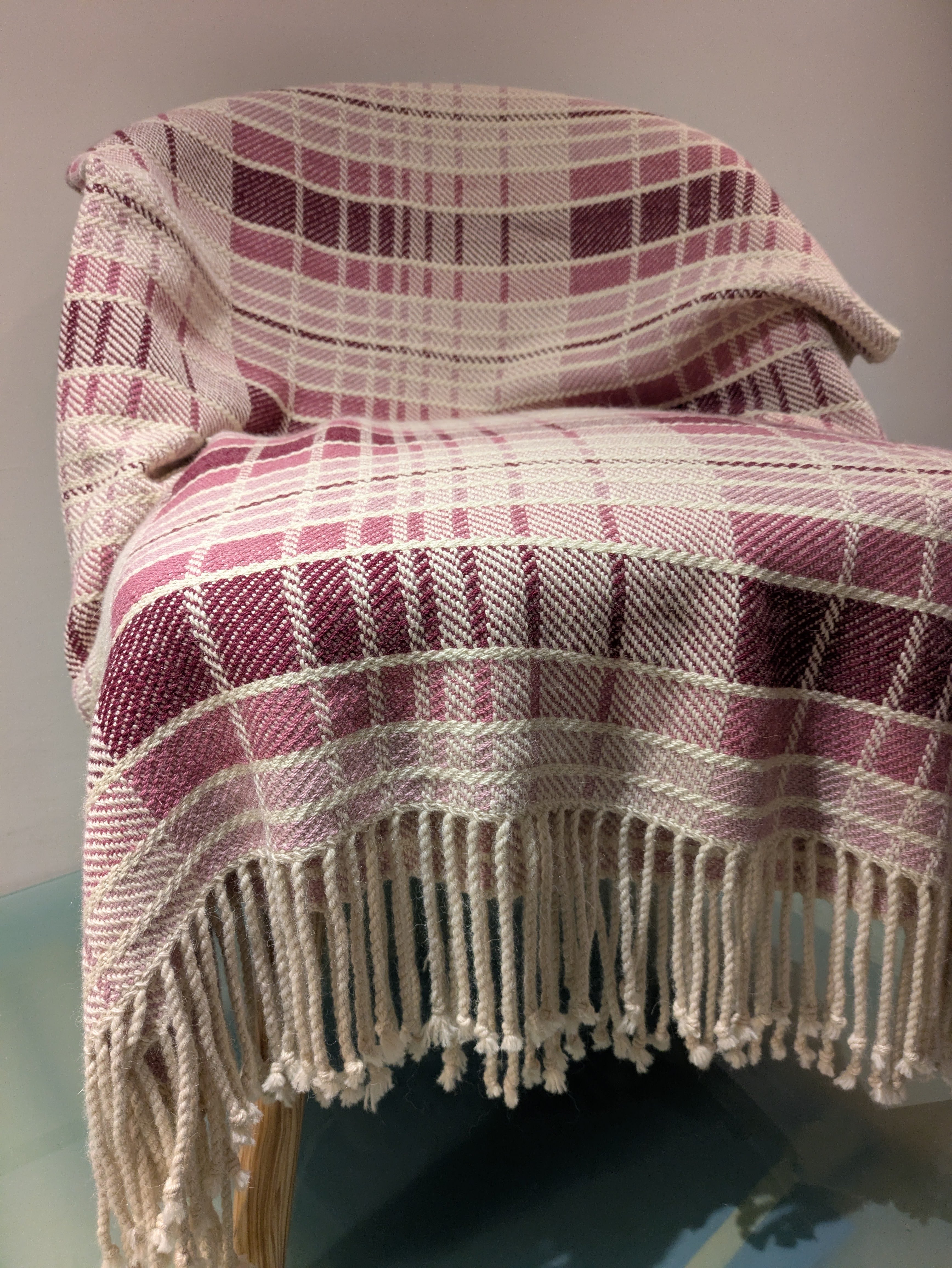 LIGNES D'HORIZON  - Plaid– Alpaga (134x156cm) 