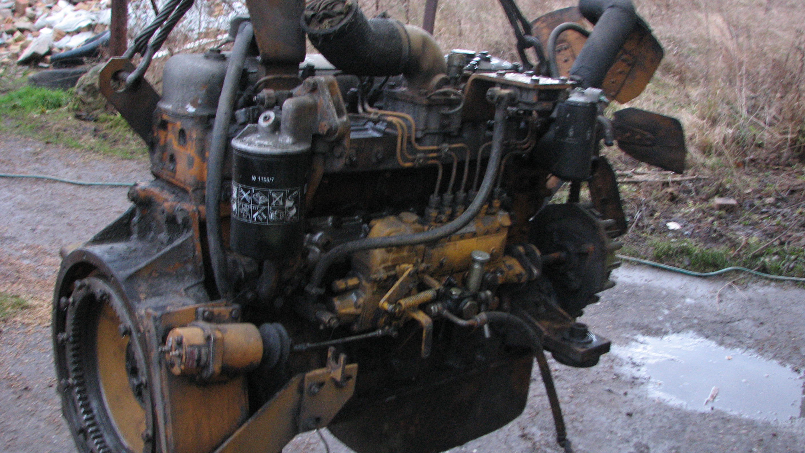 Komatsu frontalinio krautuvo dizelinis variklis