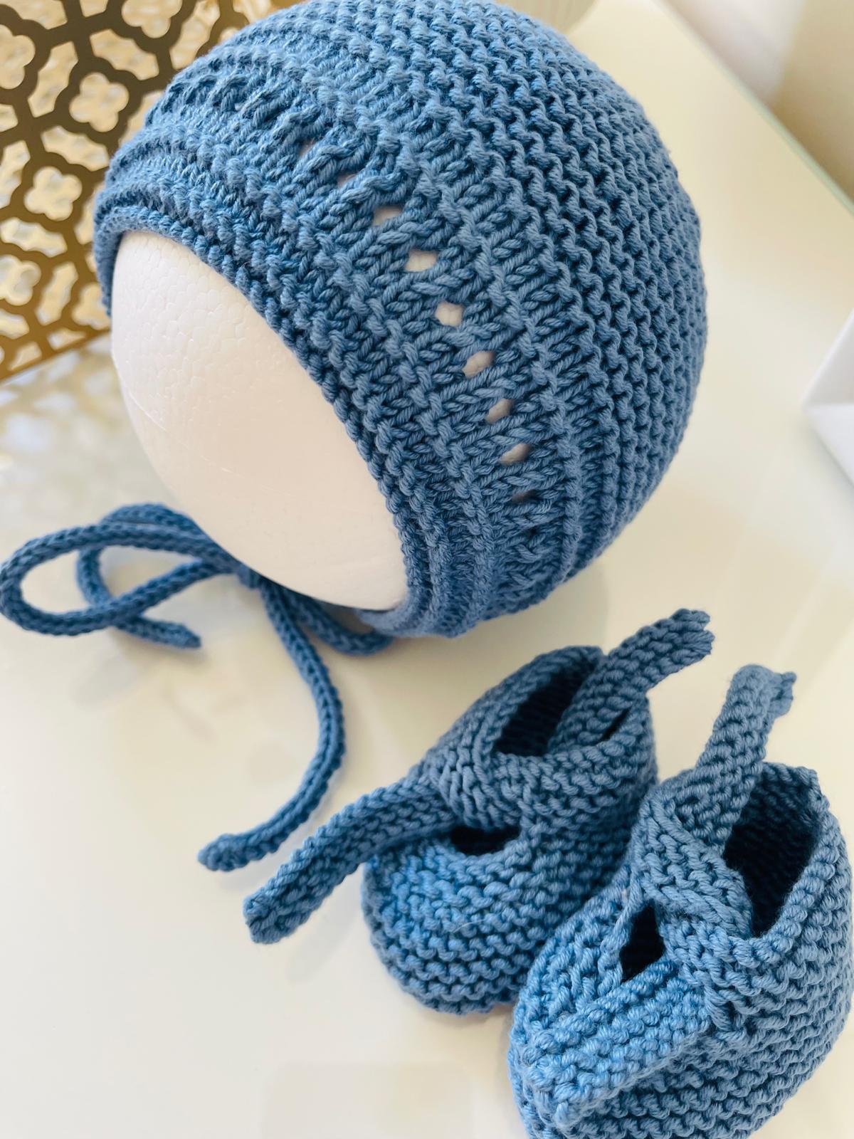 Conjunto Capota+zapatitos 