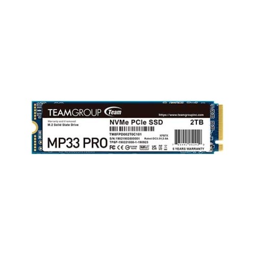DISCO DURO M2 SSD 2TB TEAMGROUP MP33 PRO GEN3x4 PCI-E 3.0