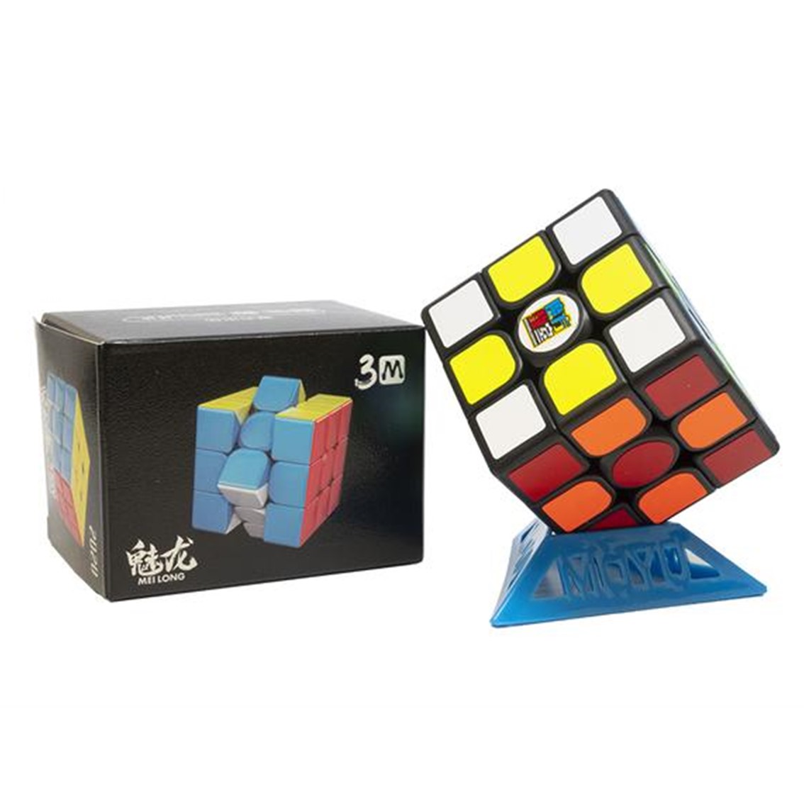 CUBO DE RUBIK MOYU MEILONG 3X3 MAGNETICO NEGRO