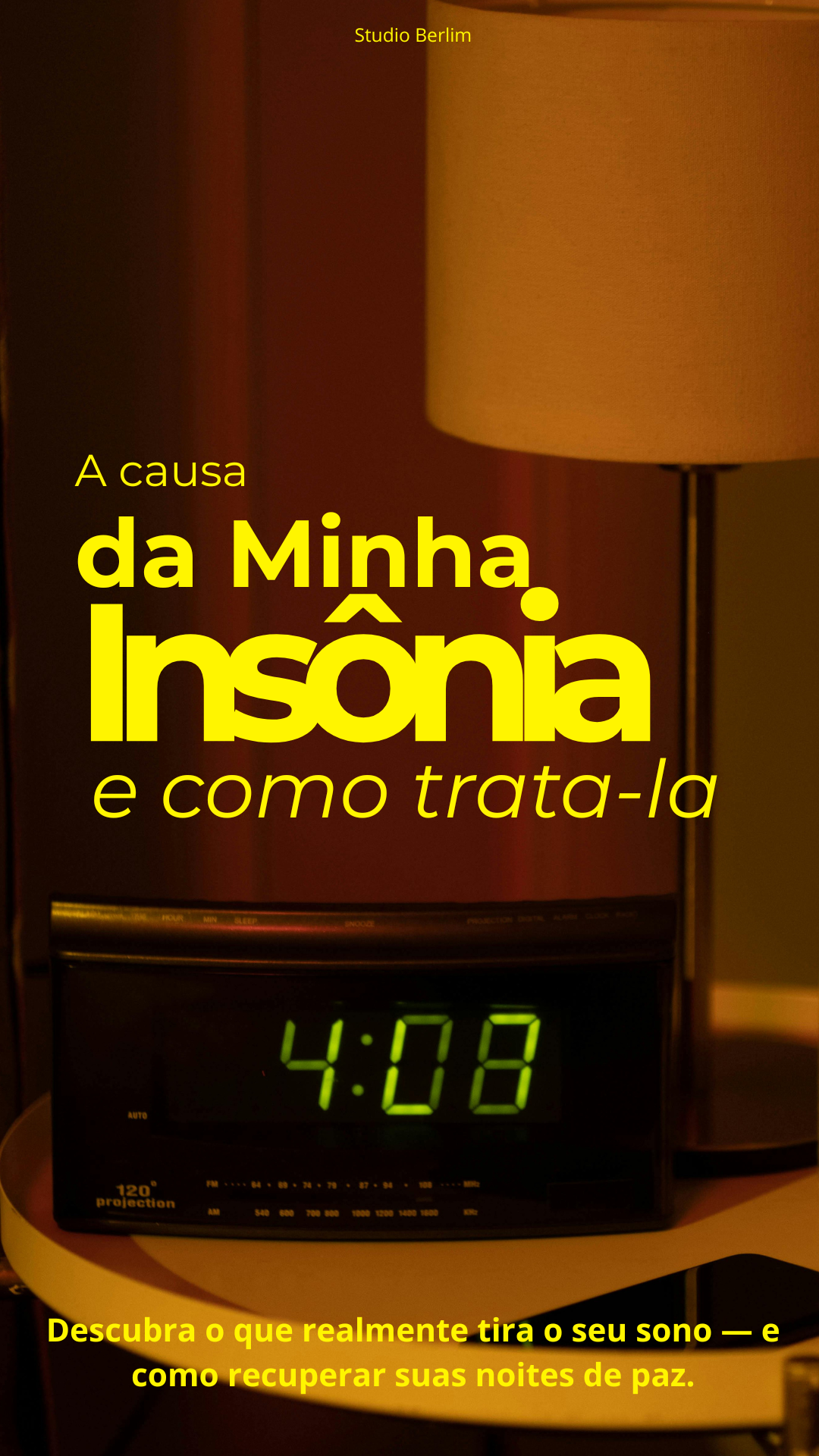 A Causa da Minha Insônia e Como Tratá-la.
