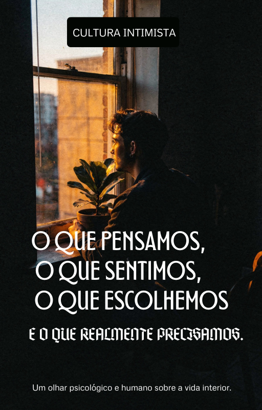O Que Pensamos , O Que Sentimos , O Que Escolhemos  E O Que Realmente Precisamos.