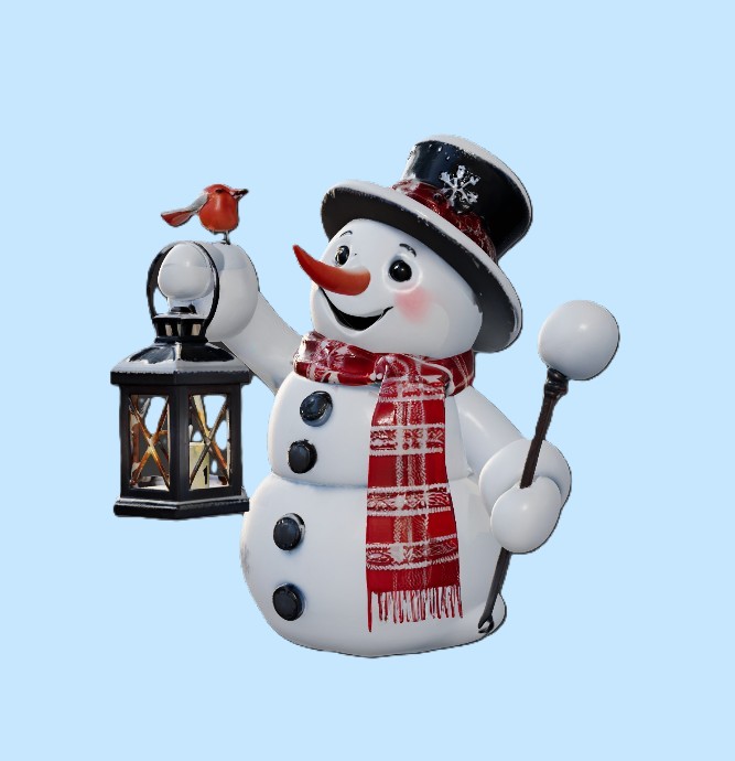 Snowman Figurine