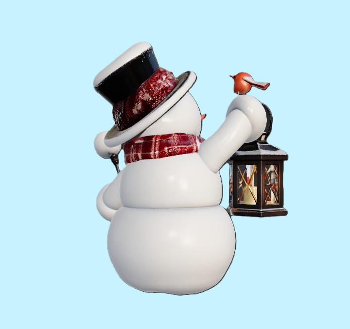 Snowman Figurine