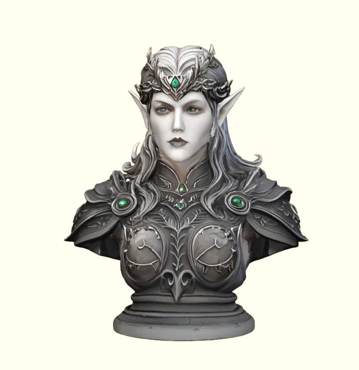 Elven Sorceress Bust